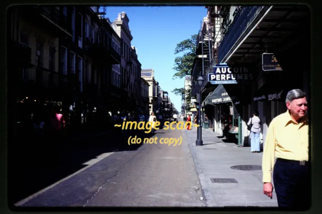 New Orleans, Louisiana, Street Scene in 1977, Kodachrome Slide k26a