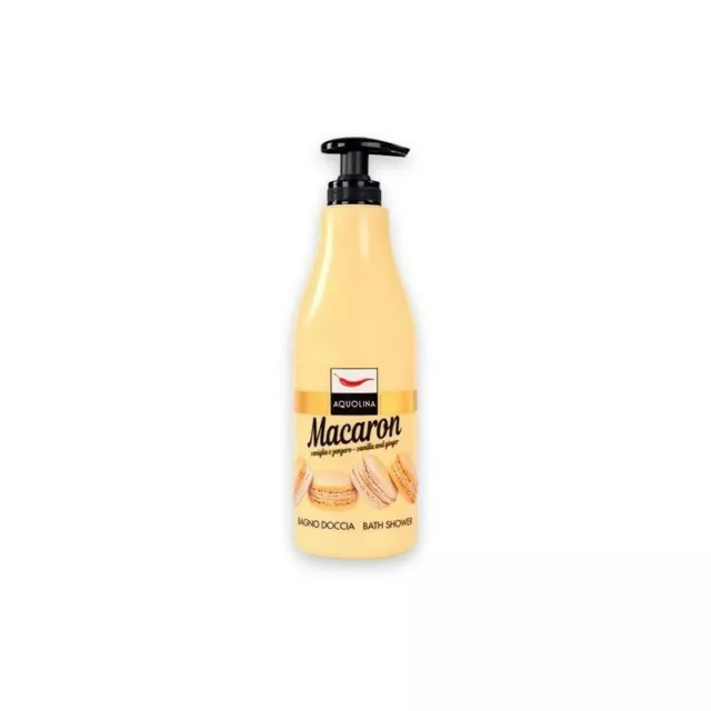 AQUOLINA macaron - vanilla and ginger bath shower 500 ml