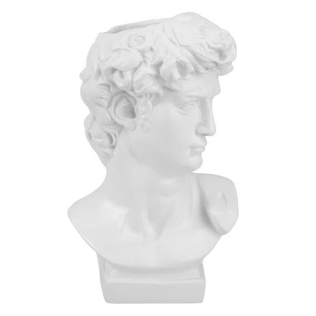 1pc Urne Vase Griechischen Statuen für david büste statue Kopf Pflanzer Topf