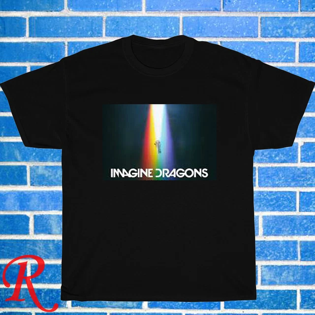 NEW SHIRT IMAGINE Dragons World Tour Logo Black/Grey Size S3XL Unisex