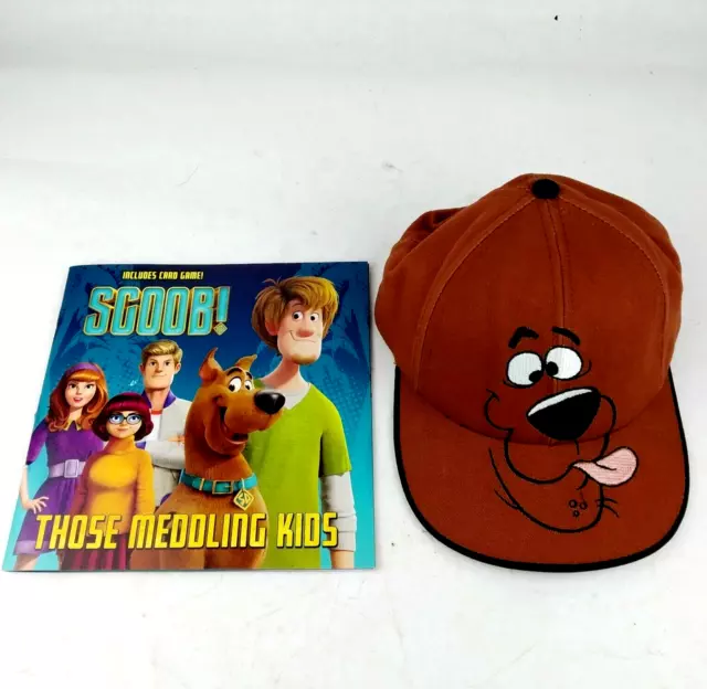 Scooby Doo Hat Warner Bros Studio Store KIDS DC Comics 1997 + Book & Game VTG