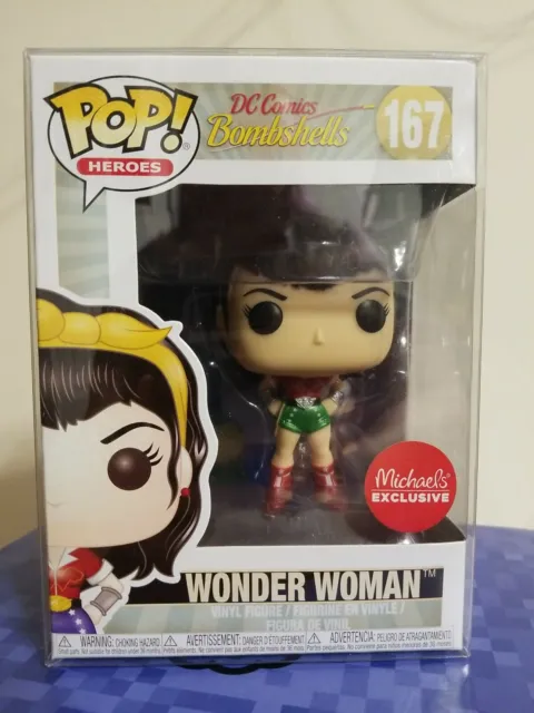 Funko Pop! #167 DC Comics Bombshells Wonder Woman (Holiday) Michaels Exclusive