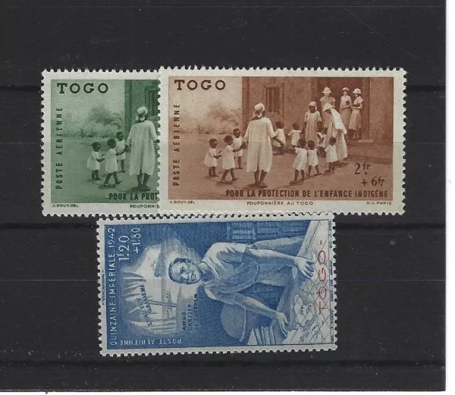 TOGO Poste Aérienne n° 6/8 neuf avec charnière