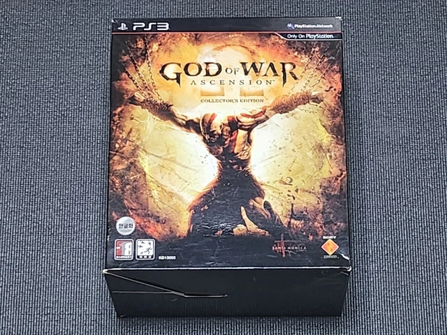 God Of War Ascension Édition Spéciale PS3, Complet, Disque Neuf, Boîtier Très Bon état