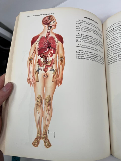 1972 Systemic Diseases Douglas Collins antique medical book oddity