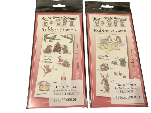 Hausmaus Weihnachtsstempel x 2 neue Sets