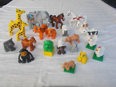 Duplo LEGO Duplo animal Zoo Cirque Safari savane ferme  figurine chien 