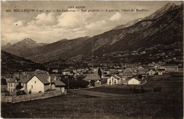 CPA BRIANCON - Ste-CATHERINE - Vue générale - A gauche, Vallée (453726)