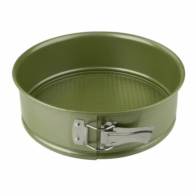 Zenker Springform Green Vision mit Flachboden, Stahlblech, Sparkling Green 24 cm