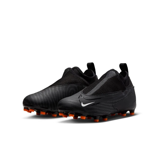 Nike Kinder JR Phantom GX Academy DF FG/MG Fußballschuhe Schwarz/Weiß DD9546-010