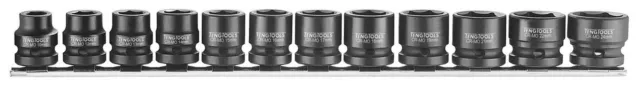 Teng Tools 920710-C | 1/2" Drive - 6pt Stubby Impact Socket - 10mm SINGLE