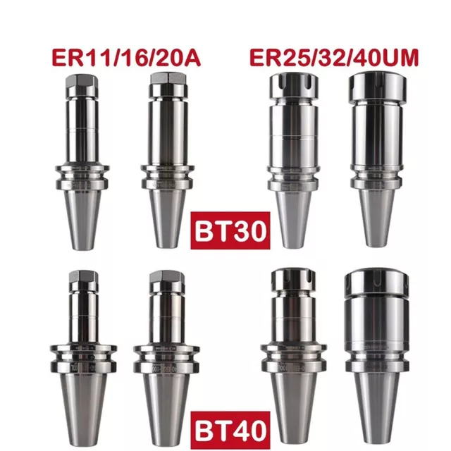 Precision ER 11 16 20 A 25 32 40 UM Collet Chuck BT30 40 Taper CNC Tool Holder