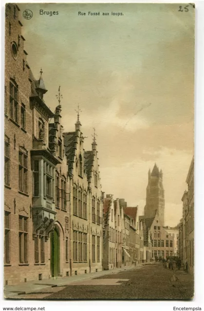 CPA - Carte postale -  Belgique - Bruges - Rue Fossé aux Loups - 1908 (CP3147)