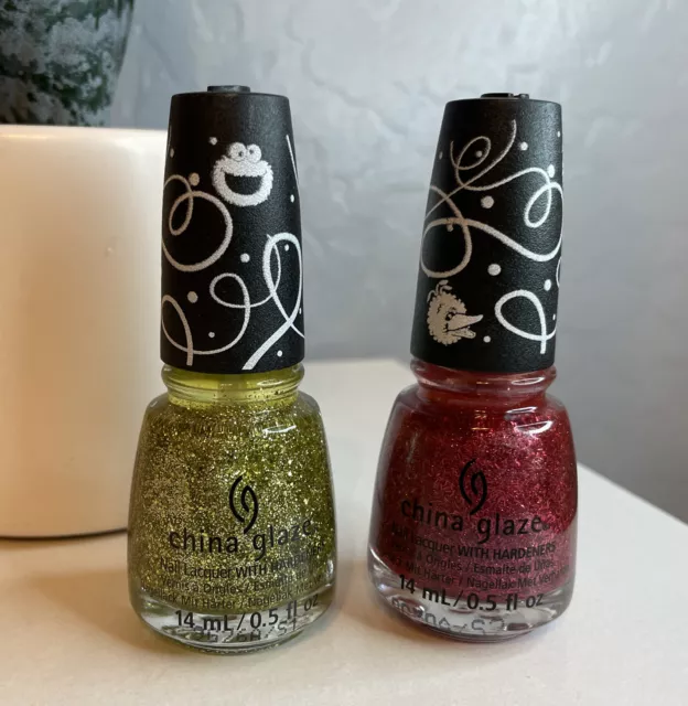 2- Esmalte de uñas esmaltado chino en la bonita lista colección de vacaciones calle sésamo sésamo