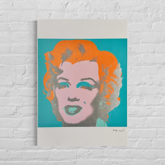 Lithographie Originale Signée Andy Warhol - Marilyn Années 1980 - Édition Limitée