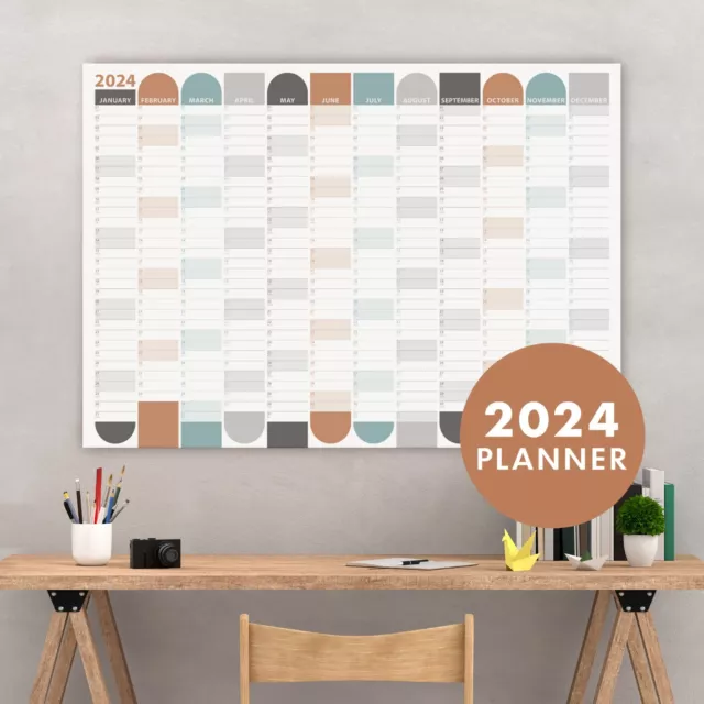 2024 WALL PLANNER 2024 Wall Calendar Year Planner Monthly Planner