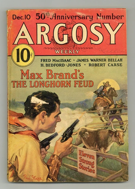 Argosy Part 4: Argosy Weekly Dec 10 1932 GD/VG 3.0
