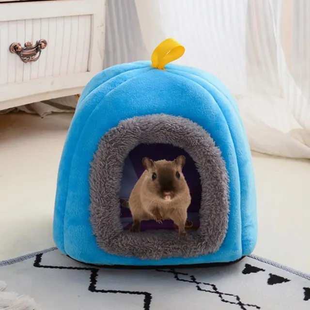 Meerschweinchen Zubehör Hamster Haus Spielzeug Weiches Plüsch Schlafbett