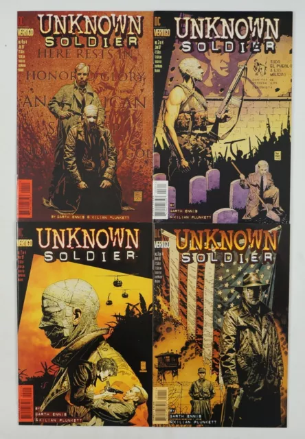 Unknown Soldier #1-4 VF/NM complete series Vertigo Comics Garth Ennis set 2 3