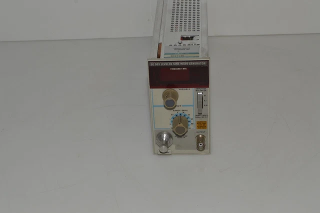 Tektronix Sg-503 Leveled Sign Wave Generator Plug In (Tp2502) Tektronix Sg-503 Leveled Sign Wave Generator Plug In (Tp2502)
