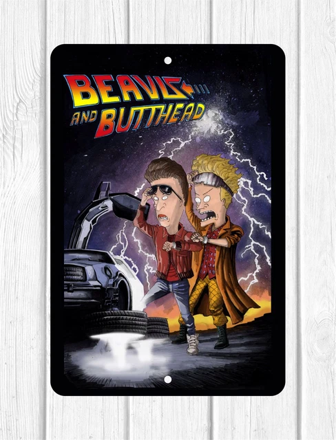 BEAVIS AND BUTTHEAD Back To The Future Parody Custom 8