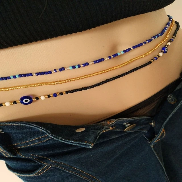 Bohemia Bead Waist Chain Body Jewelry Summer Beading Waistband Belly Chains