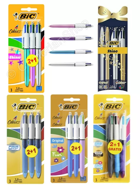 BIC 4 Shine Metallic Pens The Ultimate Writing Experience with