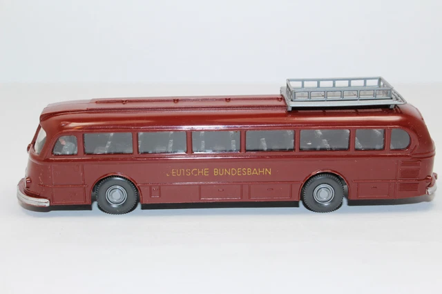 Vieux Bus Allemand CKO Deutsche Bundesbahn – Jouet En Tôle Ancien – Occasion