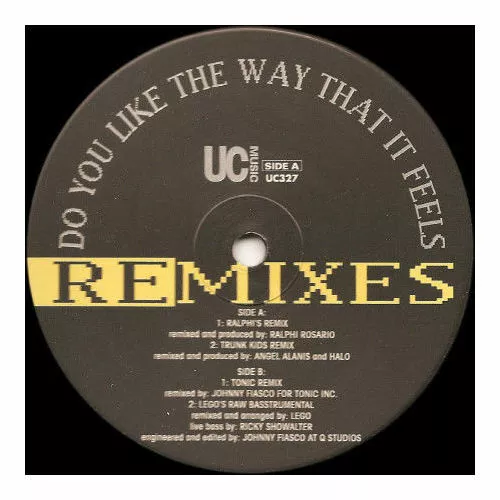 Ralphi Rosario - Do You Like The Way That It Feels (Remixes) (Vinyl)