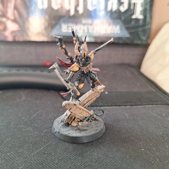 Figurine Warhammer 40k Drukhari Drazhar - Maître Des Lames, 16 Pièces, Socle 40mm, Pour Collection Et Jeu