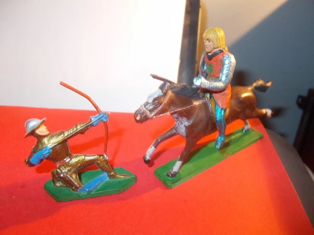 Starlux Plastic Stretcher Bearers with Stretcher and Soldier Wounded Années 70 e