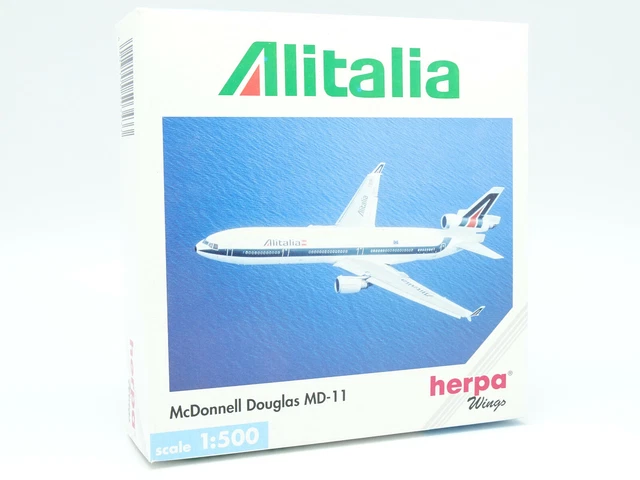 Avion Miniature Herpa 1/500 Alitalia A321 - 509161 - Rare