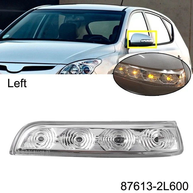 Verre De Rétroviseur Extérieur Gauche Pour Hyundai I30 2011-2016 - Verre Trempé, Antidérapant | Remplacement Direct, Facile à Monter