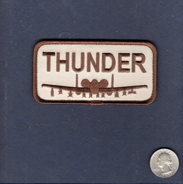 Thunder A-10 THUNDERBOLT USAF ANG FS Fighter Squadron Patch