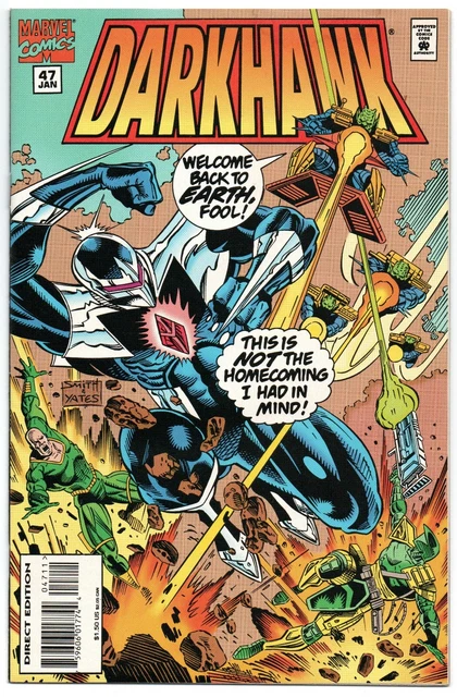 DARKHAWK #47 Scarce Low Print Run 1994 Marvel Combined Shipping-More DH in Store