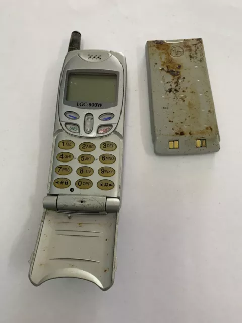 lg lgc-800w flip phone untested