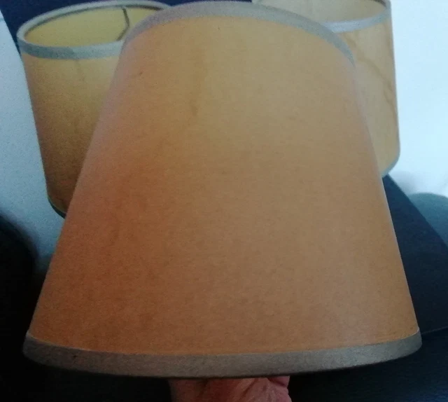 PAIRE DE PETITS abat-jours à pince vintage EUR 15,00 - FR