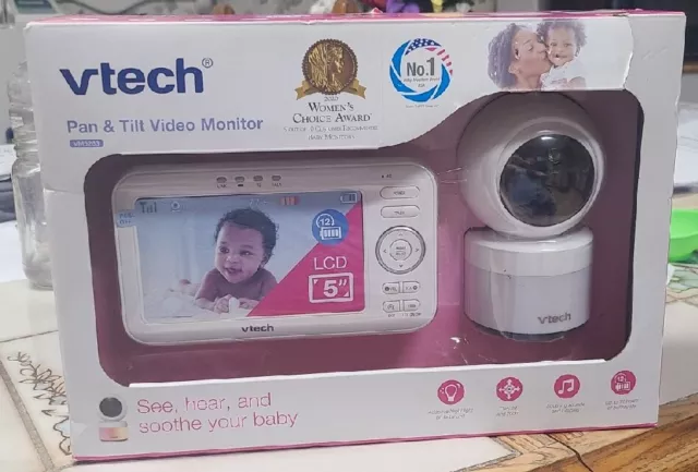 Nuevo monitor para bebé con cámara de video panorámica e inclinable Vtech VM5263