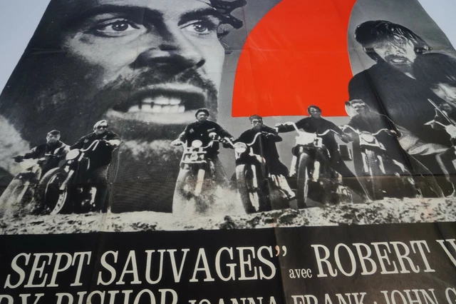 AFFICHE CINÉMA ORIGINALE film les sept sauvages 1968 EUR 100,00