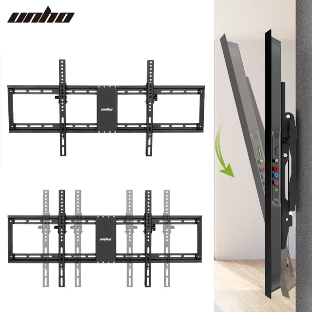 Heavy Duty Large Tilting TV Wall Mount Bracket Fits 32"-85" LED LCD OLED Plasma