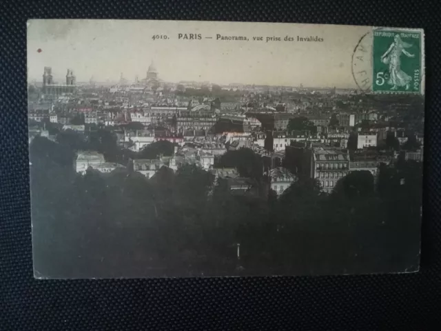 CPA 75 PARIS - Panorama - Vue Prise des Invalides