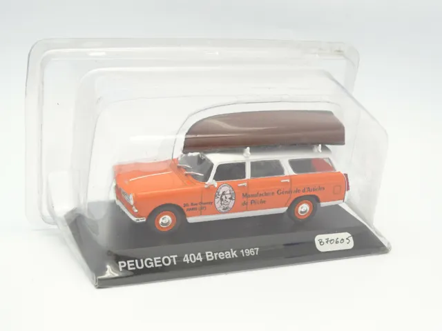 Norev Presse 1/43 - Peugeot 404 Break Manufacture Pêche 1967