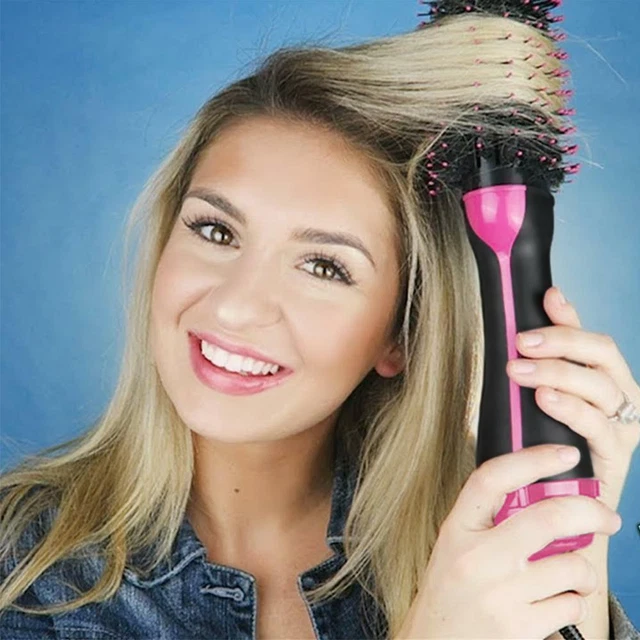 Séchoir à Cheveux 2 Contre 1, Brosse D'Air Chaud ,Peigne Pour Sertir, Outils