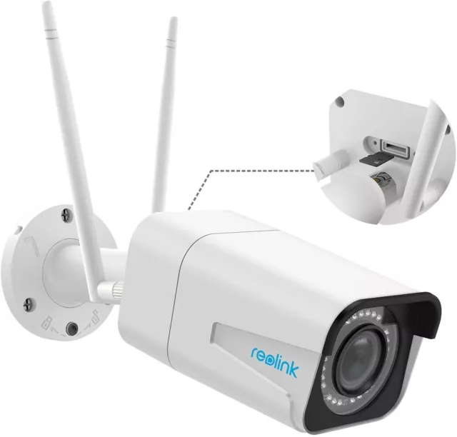 Reolink RLC-511W 5MP Wireless Surveillance Camera with 4x Optical Zoom for Outdo