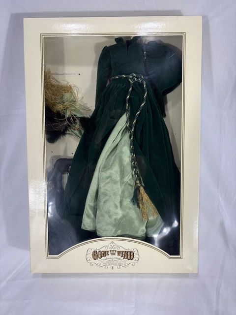 FRANKLIN MINT-GONE WITH The Wind-Scarlett O'Hara- Blue Dress W/ Pillar No  Box $152.50 - PicClick