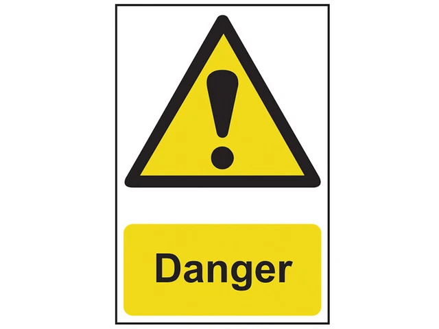 SCAN DANGER - PVC Signe 200 x 300mm EUR 23,82 - PicClick FR