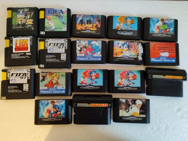 Vend Lot jeux Sega Megadrive