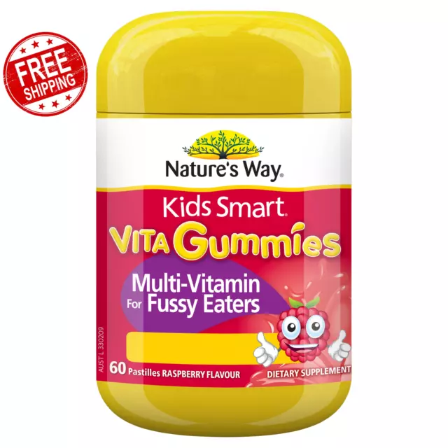 Nature’s Way Kids Smart Vita Gummies Multi-Vitamin for Fussy Eaters 60s