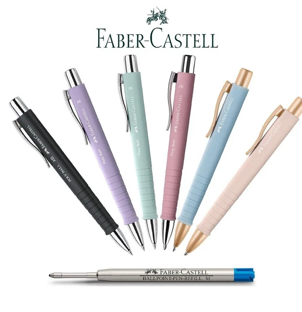 Poly Ball Ballpoint Pen XB - Urban All Black - #241190 – Faber - View #8