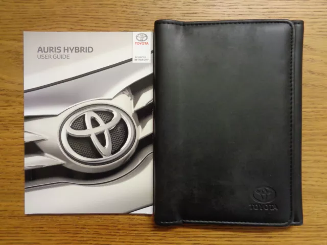 Toyota Auris Hybrid Owners Handbook/Manual and Wallet 15-19